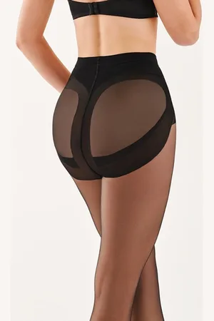 Merkloos Push Up / Compressie Panty - 20 Denier -
