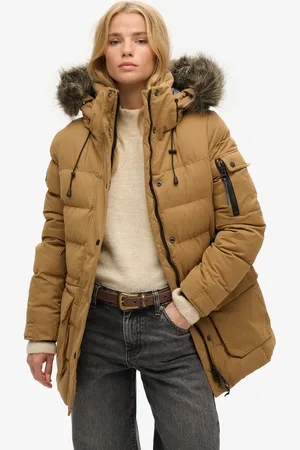 Superdry Expedition parka van microvezel - Dames - Gewatteerde jassen