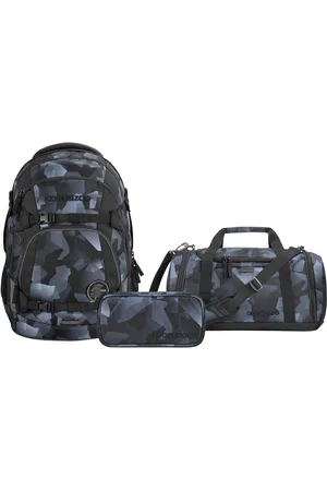 Coocazoo Rugzakset MATE Grey Rocks, etui + sporttas