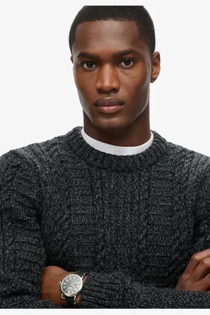Superdry Jacob kabeltrui - Heren - Sweaters