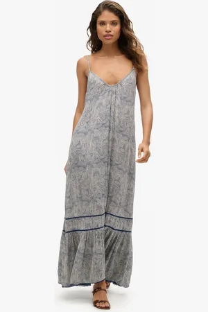 Superdry Lange cami-jurk - Dames - Jurken