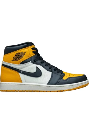 Nike Air Jordan 1 Retro High OG Yellow Toe Taxi - 555088-711