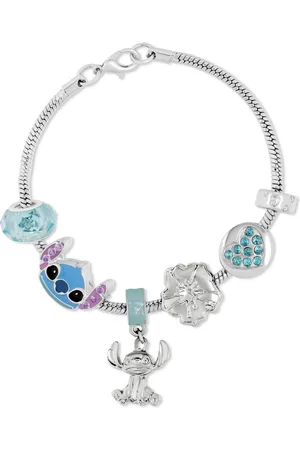 Gresham Disney - Silver Plated Stitch Charm Bracelet
