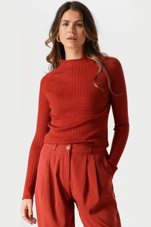 Ydence Knitted Top Kit Tops & T-shirts Dames - Shirt -