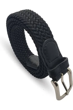 Merkloos Smal Dames Elastiek Riem - Elastische Stretch Riem . Gevlochten