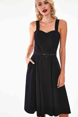 Voodoo Vixen Flare jurk -XL- Frenchie