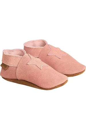 EN FANT Kinder Elastischer Hausschuh Wildleder E813110-Old Rose-25