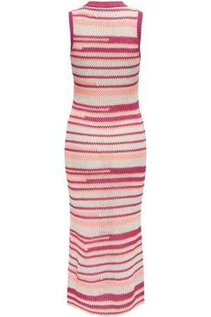 ONLY ONLMERIDA LIFE SL O-NECK DRESS KNT - Meisjes - Maxi jurken