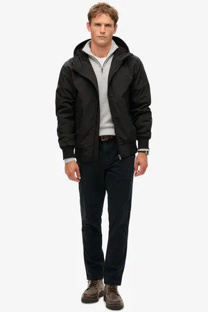 Superdry Surplus Nylon bomberjack met capuchon - Heren - Buitenjassen