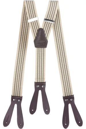 Pierre Mouton Bretel - Volwassenen - Orleans met Leertjes - - 120cm - 35mm - M - L
