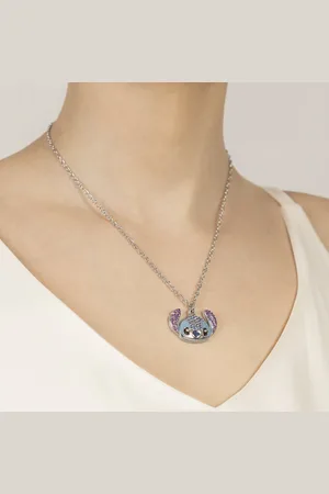 Gresham Disney - Stitch Crystal Head Pendant Necklace