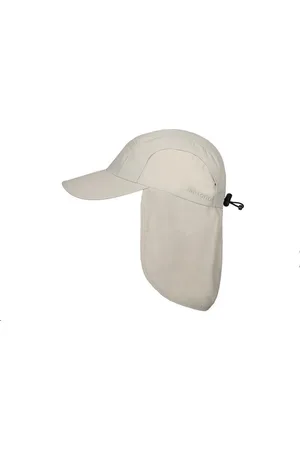 Hatland Verkoelende UV pet met nekbescherming voor heren - Malcolm - Gebroken - maat L/XL (59CM)