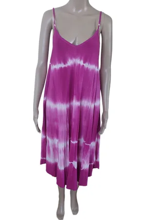 Merkloos Jurk - Dames - Los vallend - Getailleerd - Kleur