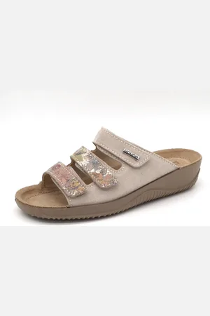 Rohde Suede Dames Slipper - Beige - 42