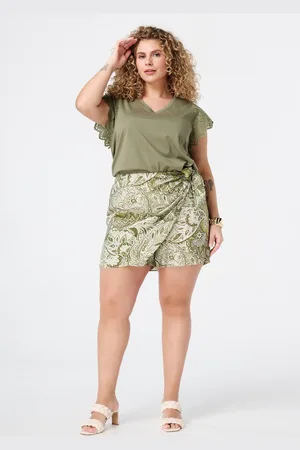 MS Mode Rok Skort met overslaglook