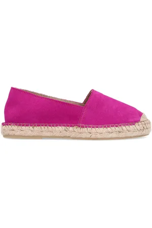 Manfield Dames - Donker suède espadrilles