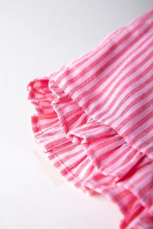 Colourful rebel Sensa Striped Ruffle Short - Dames - Korte broeken