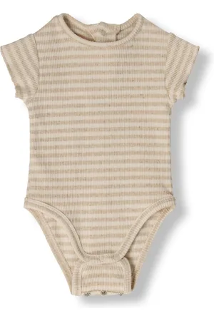 PLAY UP Striped Rib Body Rompers Unisex -