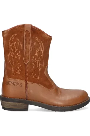 Braqeez 424730-513 Meisjes Cowboy Boots - - Leer - Ritssluiting