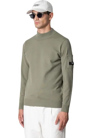 Quotrell Cannes Knitted Sweater Heren - Groen