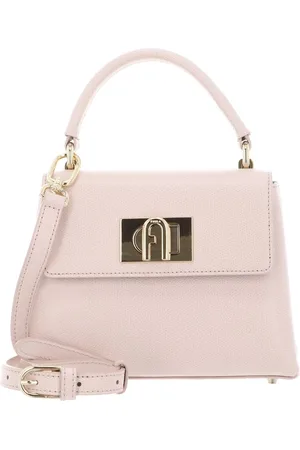 Furla Leren Handtas Avondtas 1927 Mini Top Handle Bag Roze