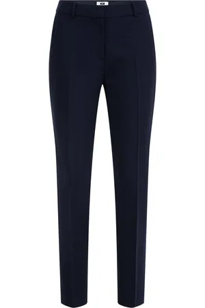 WE Fashion Dames slim fit pantalon