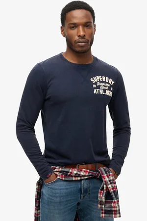 Superdry Vintage Athletic Chest T-shirt Met Lange Mouwen M Man