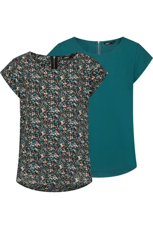 ONLY ONLVIC LIFE S/S MIX TOP 2PK PTM - Meisjes - Blouses