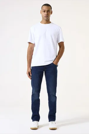 Garcia Russo Heren Regular Fit Jeans Blauw