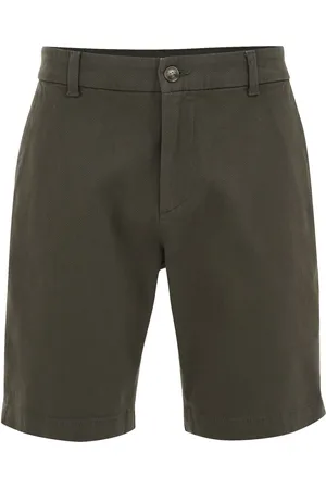 WE Fashion Heren regular fit chinoshort met structuur