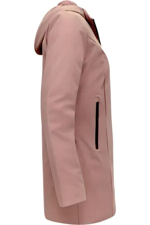 Gentile Bellini Gewatteerde Jas Dames Lang Parka - Slim Fit - Pink