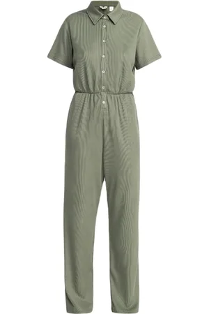 Roxy Blue Side Of The Sky Jumpsuit - Agave Green
