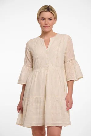 Rino & Pelle Rino&Pelle dames jurk - Davy jurk - beige