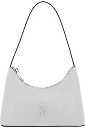 Furla Leren Schoudertas Avondtas Diamante Mini Shoulder Bag Crème