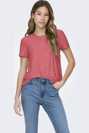 JDY CATHINKA S/S TAG TOP JRS NOOS - Dames - T-shirts