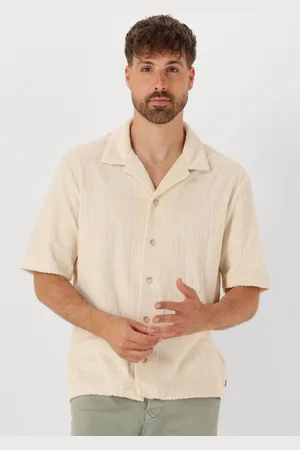 Shiwi Men Ted Short Sleeve Geo Sun Heren - Vrijetijds blouse -