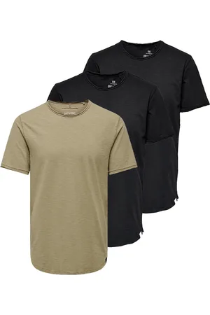 Only & Sons Heren t-shirt 3 pack ONSBENNE