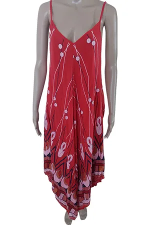 Merkloos Jurk - Dames - Los vallend - Getailleerd - Kleur - Met Print