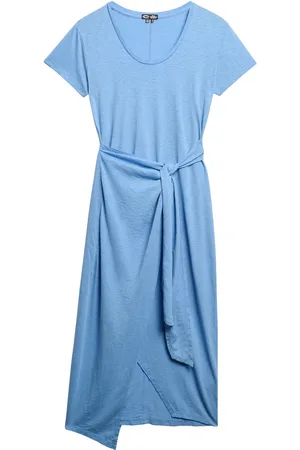 Superdry SLUB MIDI WRAP DRESS Dames Jurk