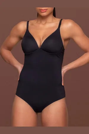 Bye Bra Corrigerende String Bodysuit, zonder Beugel, Stevige Correctie, Shapewear String Body, , XXL