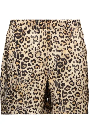 Geisha Broek Korte Broek Met Luipaard Patroon 51245 20 Sand/black Dames