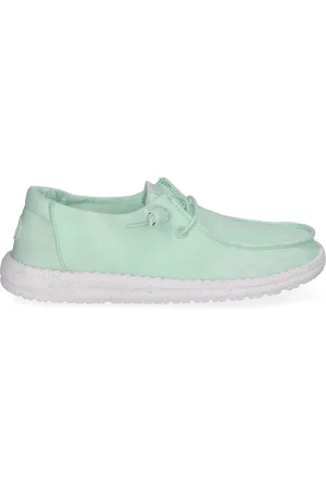 Hey dude Wendy Stretch Canvas Dames Instappers Bay Blue