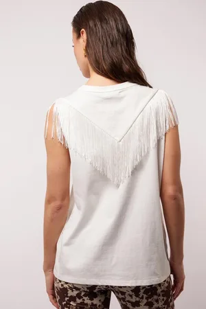 Fluresk Top Charissa Top 25zqf17 011 Offwhite Dames