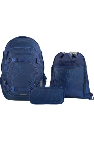 Coocazoo MATE Blue Motion 3-delige schoolrugzakset