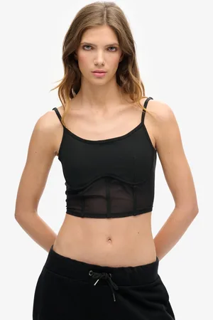 Superdry Sport Tech Corset Mouwloos T-shirt XS Vrouw