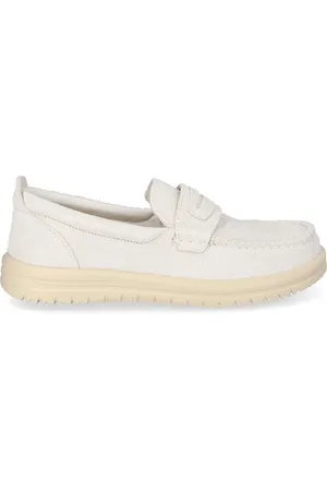 Hey dude Wally NXT Heren Loafers Suede Egret/Wood Ash
