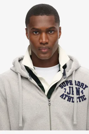 Superdry Vintage Athletic hoodie met rits - Heren - Hoodies
