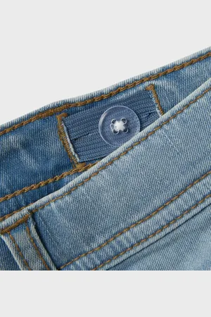NAME IT Mini meisjes short SALLI Light Blue Denim Slim Fit