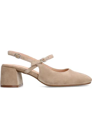 Manfield Dames - suède slingbacks