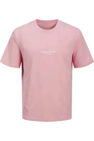 JACK & JONES JACK&JONES JORVESTERBRO TEE SS CREW NECK NOOS Heren T-shirt - Tickled Pink